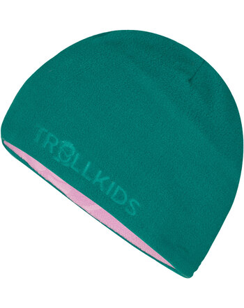 Trollkids Wende-Beanie KIDS FINNMARK CAP - Light Violet/Ocean Green