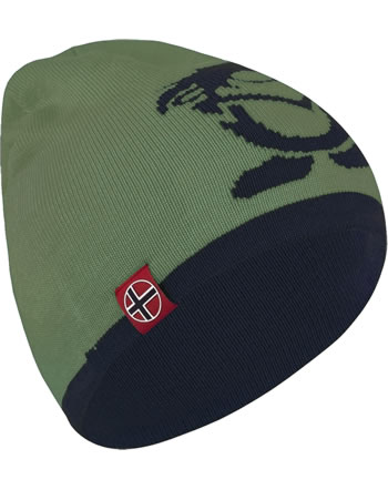 Trollkids Wende-Strickmütze KIDS TROLL BEANIE - Moss/Mystic Blue