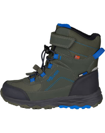 Trollkids Winter Boots KIDS HAFJELL ivy/electric blue/black