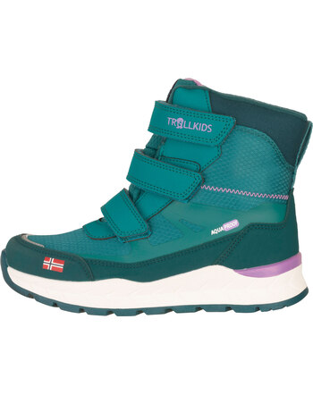 Trollkids Winter-Boots KIDS RAULAND - Dusky Teal/Midnight Petrol/Light Violet