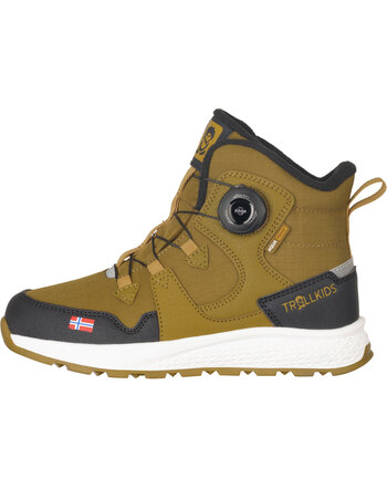 Trollkids Winter-Boots Mid Cut KIDS BERGEN - Bronze/Black