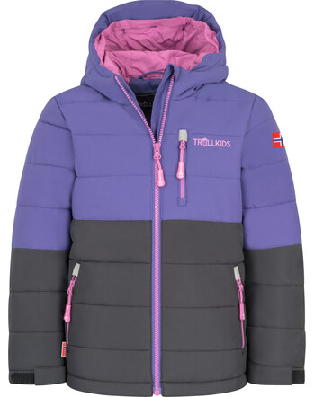 Trollkids Winter-Jacke Ski-Jacke KIDS HEMSEDAL XT - Dark Purple/Black/Mallow Pink