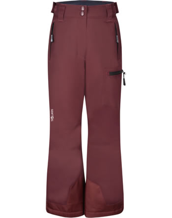 Trollkids Winter Outdoor-Hose KIDS HALLINGDAL PANT chestnut/black