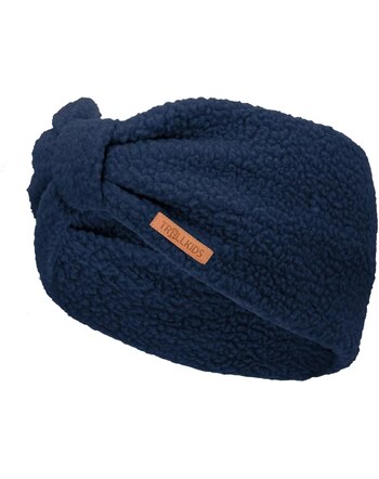 Trollkids Winter-Stirnband 'Girls Senja Headband' aus Sherpa-Fleece - Navy