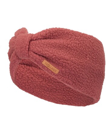 Trollkids Winter-Stirnband 'Girls Senja Headband' aus Sherpa-Fleece - Frozen Berry