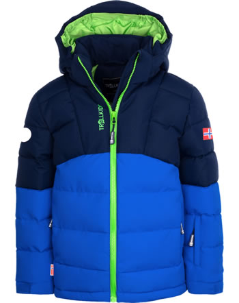 Trollkids Winter jacket KIDS GRYLLEFJORD navy/medium blue/bright green