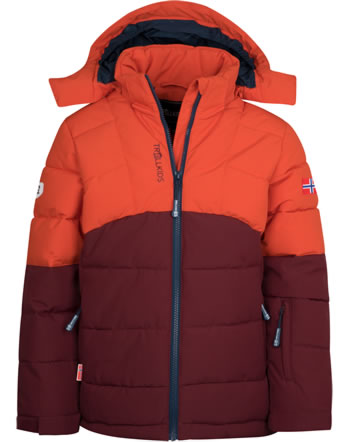 Trollkids Winter jacket KIDS GRYLLEFJORD orange/chestnut/blue