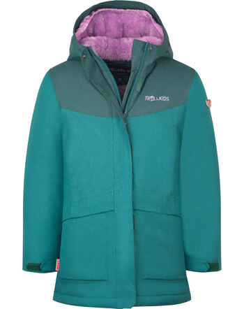 Trollkids Wintermantel/-jacke mit Kapuze GIRLS OSLO PRO - Midnight Petrol/Light Violet