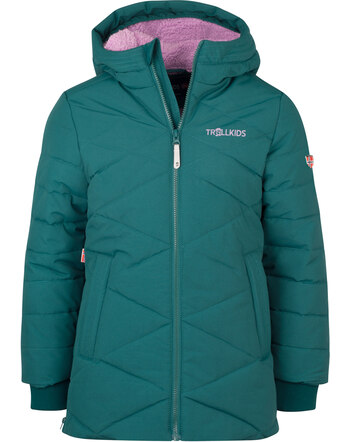 Trollkids Wintermantel mit Kapuze GIRLS BERGEN XT - Midnight Petrol/Light Violet