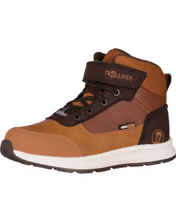 Trollkids Winterschuh 'Kids Stavanger Mid Cut XT' - Timber Brown