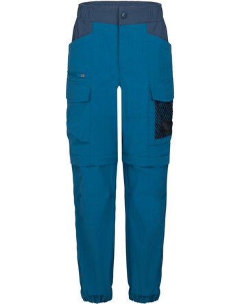 Trollkids Zip-Off-Cargohose 'Kids Lillesand' mit abnehmbaren Beinen - Saphire Blue/Mystic Blue