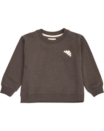 Vacvac Studio Sweatshirt 'Lyon' aus Bio-Baumwolle - Coffee Brown