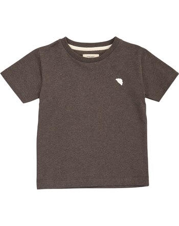 Vacvac Studio T-Shirt 'Misson' aus Bio-Baumwolle - Coffee Brown