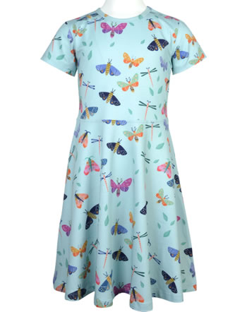 Walkiddy Robe manches courtes COLORFUL BUTTERFLIES bleu