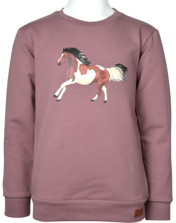 Walkiddy Sweatshirt JOYFUL HORSES altrosa JH22-501 GOTS