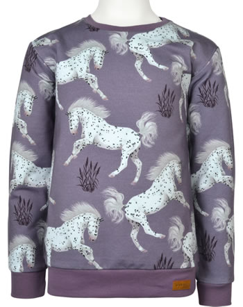 Walkiddy Sweatshirt SCHIMMEL HORSES purple
