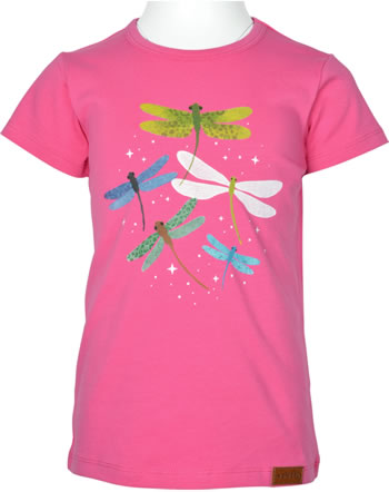 Walkiddy T-Shirt short sleeve COLORFUL DRAGONFLIES pink