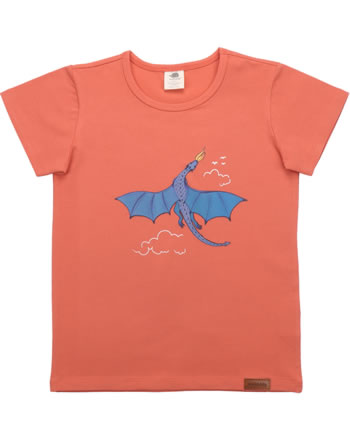 Walkiddy T-shirt manches courtes COLORFUL DRAGONS rouge