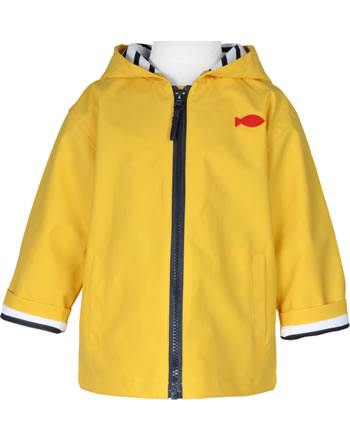 Weekend à la mer rain jacket with hood HOBY6 CIRE yellow B122.82