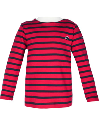Weekend à la mer shirt long sleeve basic LAROCHELLE red/navy striped
