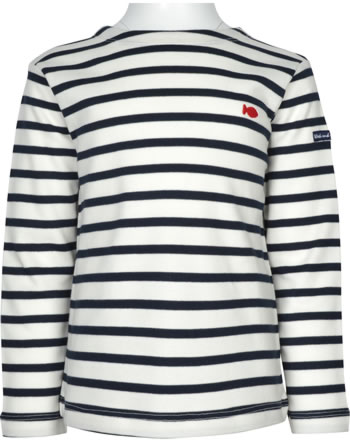 Weekend à la mer Shirt Langarm LAROCHELLE blanc/navy weiß blau gestreift E122.B6