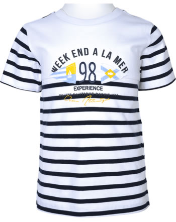 Weekend a la mer T-shirt manches courtes SKETCH blanc/navy B122.02