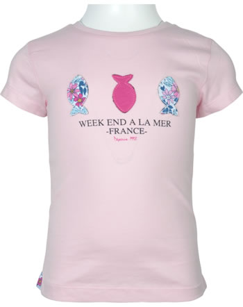 Weekend a la mer T-shirt manches courtes SURLAPLAGE rose clair B122.35