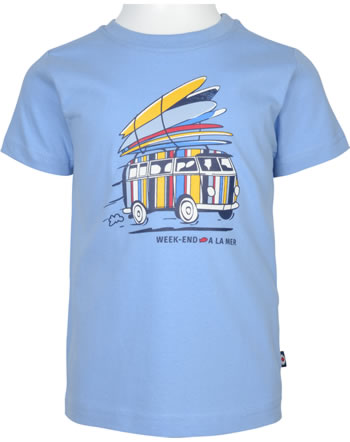 Weekend a la mer T-shirt manches courtes SURLAROUTE sky B122.03
