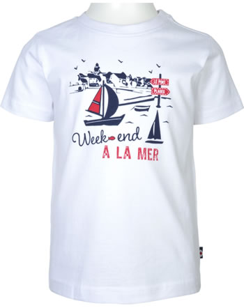 Weekend a la mer T-shirt manches courtes TRANKIL blanc B122.06
