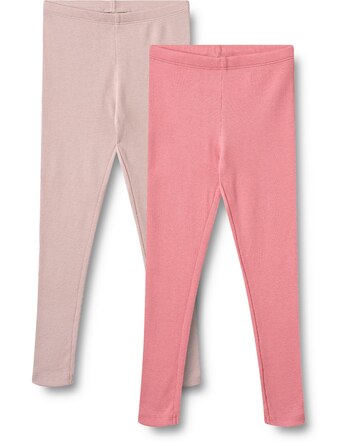 Wheat 2-Pack-Leggings 'Maddy' aus Baumwolle & Modal - Pink Lilac