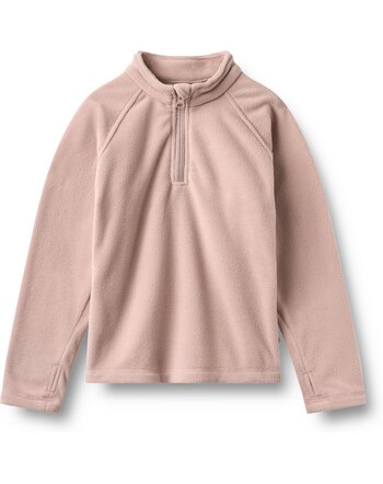 Wheat Half-Zip-Fleece-Pullover 'Polaren' - Dry Rose