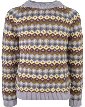 Wheat Kids girls knit sweater Jacquard MIMI multi lavender 0528i-560-9404