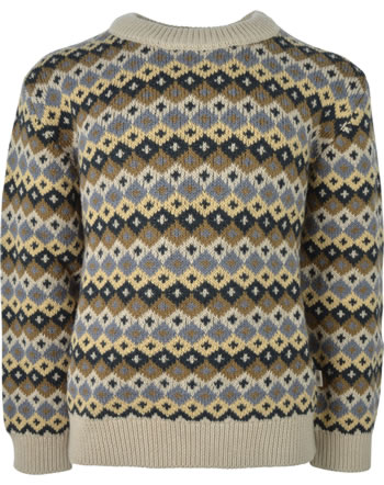 Wheat Children's knit sweater Jacquard ELIAS multi blue