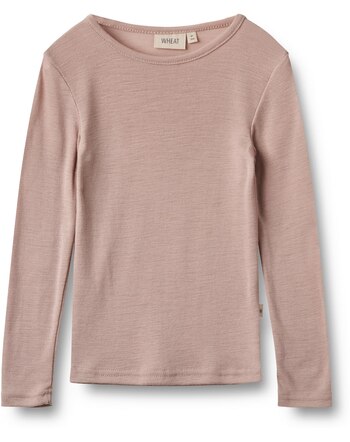 Wheat Langarmshirt 'Alfie' aus 100 % Merinowolle - Dry Rose