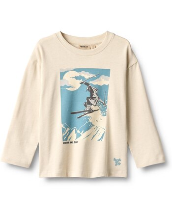 Wheat Langarmshirt 'Dixie' aus Bio-Baumwolle - Off White ❄️ ⛷️