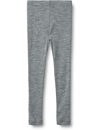 Wheat Leggings 'Agi' aus 100 % Merinowolle - Melange Grey