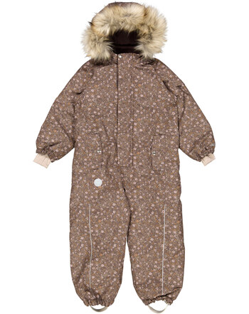 Wheat Schneeanzug/Overall Moe Tech - Eggplant Flowers