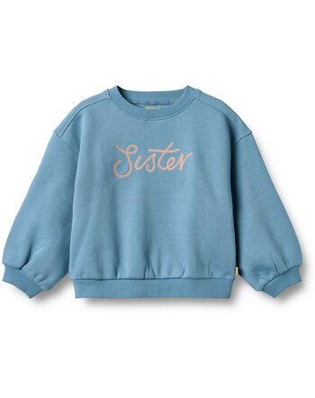 Wheat Sweatshirt 'Eliza' aus Bio-Baumwolle - Winter Blue