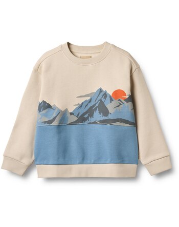 Wheat Sweatshirt 'Steff' aus Bio-Baumwolle - Winter Blue