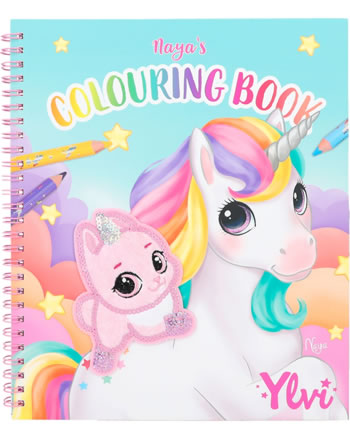 Ylvi coloring book with unicorn sequins 12492