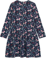 danamade-jersey-kleid-dalva-mit-einhorn-blumen-muster-navy