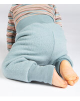 engel-baby-fleecehose-bergblau-merinowoll-fleece-melange