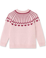 fliink-strick-pullover-nova-heart-bio-baumwolle-strick-muster-smoke-rose-red