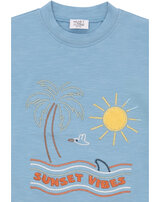 hust-and-claire-t-shirt-hcarthur-sunset-mit-stickerei-bio-baumwolle-glacier
