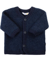 joha-jaeckchen-cardigan-mit-knoepfen-merino-wollfleece-dunkelblau-melange
