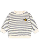 konges-sljd-frottee-sweatshirt-itty-bio-baumwolle-streifen-flint-stripe