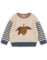 konges-sljd-strick-pullover-billi-aus-wollmischung-lemon