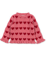 konges-sljd-strick-pullover-laula-aus-wollmischung-mit-rueschen-heart
