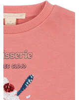 konges-sljd-sweatshirt-lou-aus-bio-baumwolle-mit-pailletten-peach-blossom
