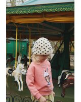 konges-sljd-sweatshirt-lou-aus-bio-baumwolle-mit-pailletten-peach-blossom